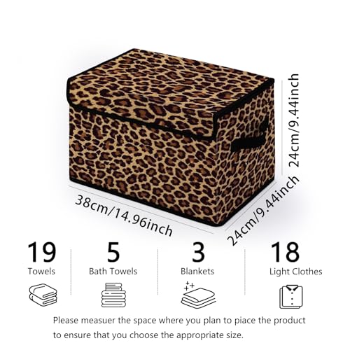 Image of Stackable Storage Bins with Lids,Closet Organizers Fabric Box for Home and Office,Blanket Clothes Organizers,Under Bed Storage Containers 3 Pack
