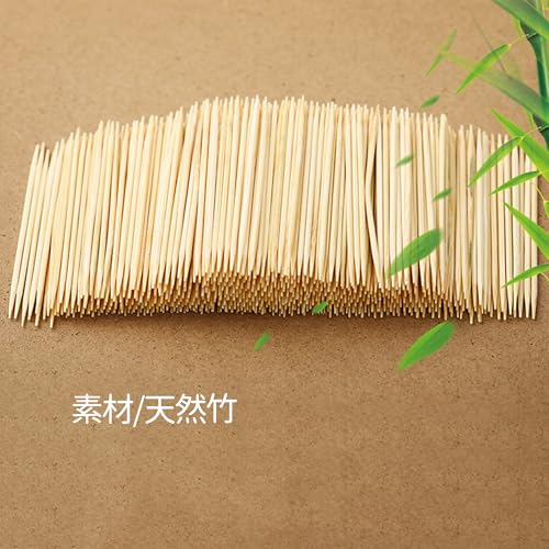 Desirable 竹 爪楊枝 400本入 両側使える 先端 両 極細 両細 竹楊枝 竹製 つまようじ