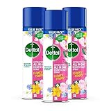 Dettol Flower Power Antibacterial All in One Disinfectant Spray | Wild Lavender Fragrance | Limited Edition | 500ml (Pack of 3)