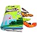 Price comparison product image beiens Soft Books for Babies 0-12 Months Cloth Books Touch and Feel Toys, Infant Tummy-Time Fabric Crinkle Activity Book Educational Toy with 9 Sensory Items, Toddler Busy Books