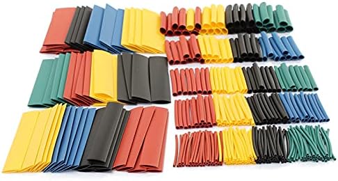 Heat Shrink Tubing 328pcs Wire Wrap Cable Sleeve Assortment Ratio 2:1 Electric Insulation Tube - MultiColor