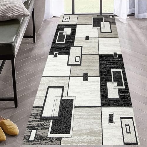 Alfombra de pasillo moderna decorativa 40x270 suave lavable 3
