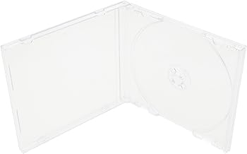 【日本製】 ジュエルケース 1枚収納 【２個セット】 (クリア) [FP-CDS１]