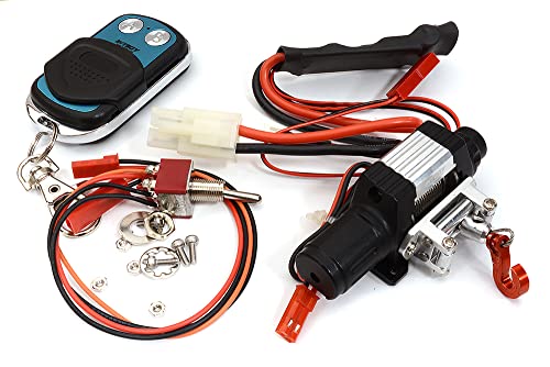 Winch Eléctrico Torque Alto T10 con RC para 1/10 miniatura 1