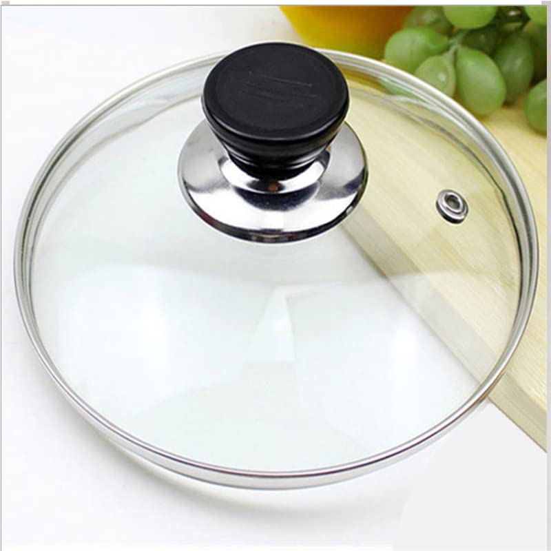 Tapa Sarten, Tapaderas Para Sartenes 16CM / 18CM 20CM 22CM 24CM 26CM 28CM 30CM 32CM 34CM 36CM 38CM 40 CM Pote de vidrio templado Wok Tapa(40cm)