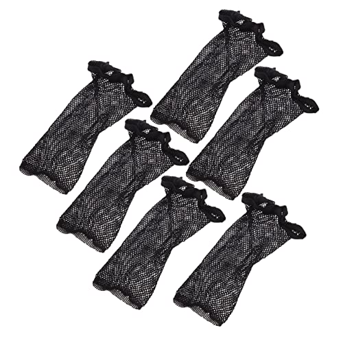 Healeved 8Pcs Elastic Wig Caps for Women Durable Stretchy Mesh Hair Net Headbands for Ballet and Nurse Hair Buns Prevent Slipping Comfortable Fit