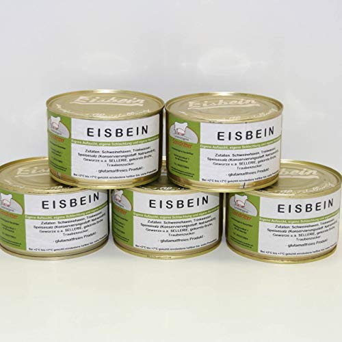 Eisbein in Aspik 5x400g Dosenwurst, Vorteilsset, Vorratsset, Landmetzgerei Sandritter Cover