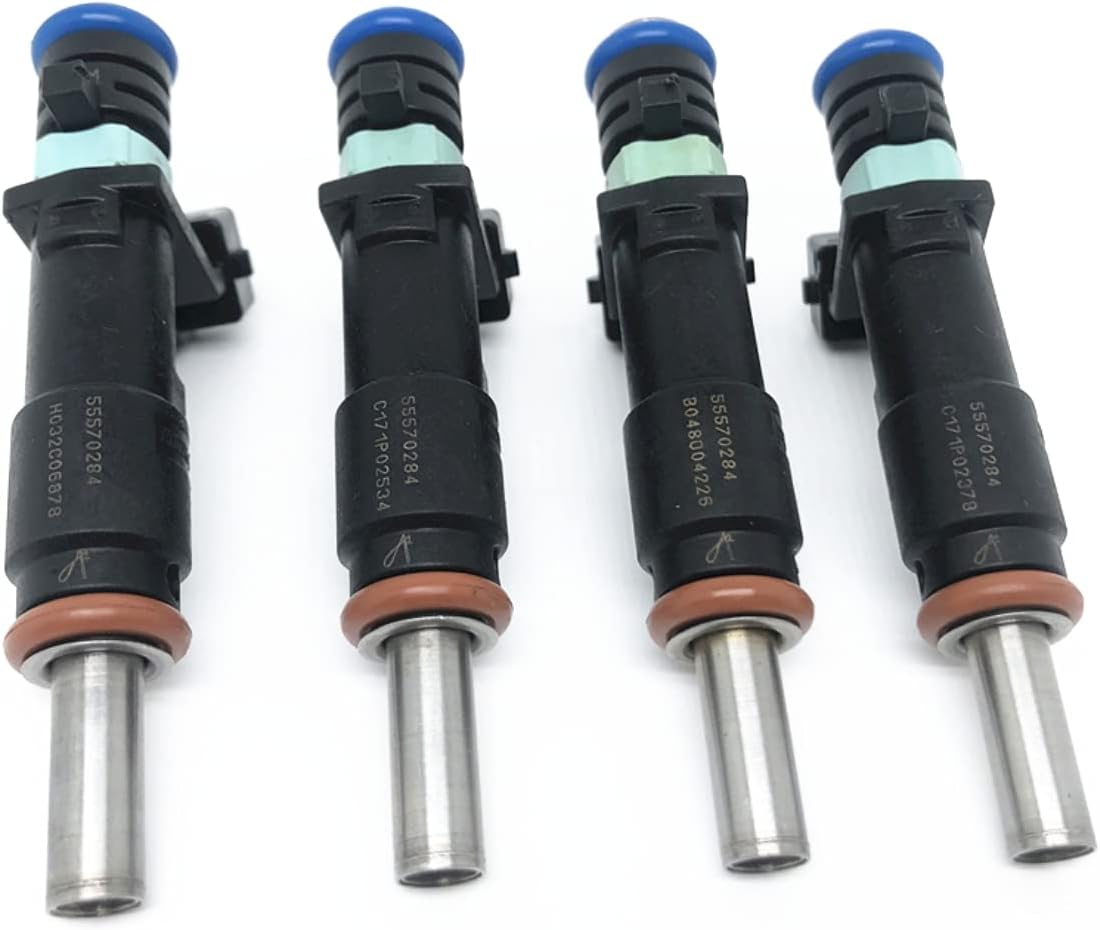 Set Of 4PCS Fuel Injectors 55570284 Fits 2011-2017 Replacement For Chevy Cruze and Sonic 1.8L 4 Cylinder
