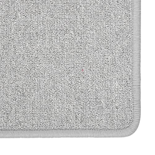 Alfombra de pasillo lavable gris claro de 50x250 cm para entrada y pasillos largos 5