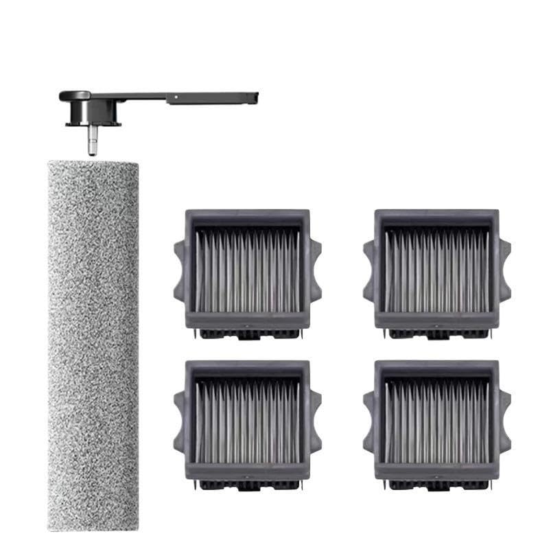 zhangzhe for Floor One S6/S7 Stretch Ultra Staubsauger-Rollenbürste HEPA-Filter(5PCS)