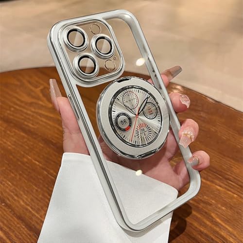 Coque iPhone 11 violette avec support montre business magnétique - 5