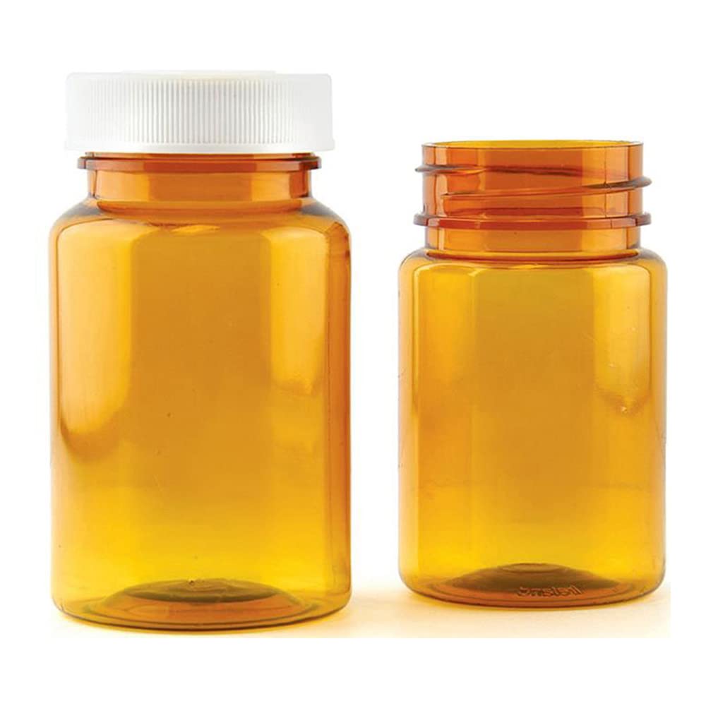 Fleming MedicalMD57/1 Medicare Screw Cap Tablet Vial, 180ml Capacity, Pack of 105