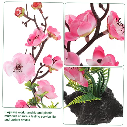 Plateau de fleurs de prunier décoration asiatique zen - 7