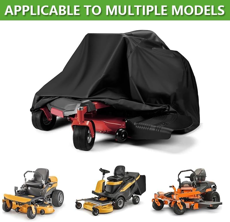 Zero Turn Mower Cover for Gravely Compact Pro 34 2008–2014, Heavy Duty Outdoors Lawn Tractor Cover, Water Dust Resistant Tear proof for Lawn Tractor Cover, All Season Using