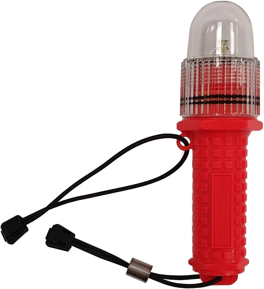 TEKTITE SOSeFLARE 5 NO MORE FLARES! Electronic Boat Distress Flare - USCG & SOLAS Compliant Marine Safety Signal - Nighttime SOS Emergency Light - Waterproof Handheld LED Locator for Boats.