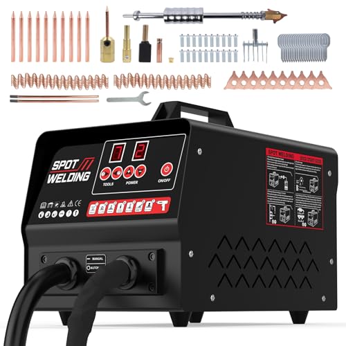 Image of BELEY Dent Puller Welder Kit,4200A Auto Body Spot Welding Machine with Manual/Automatic & 7 Welding Modes,Stud Welder for Car/Truck/Motorcycle Dent Repair (110V 3500W)