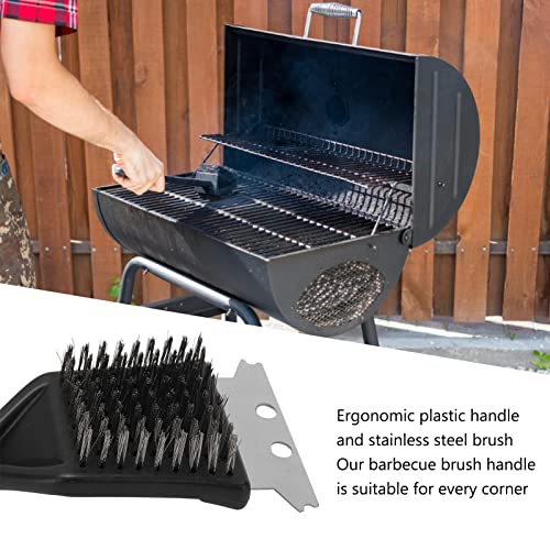 Stainless Steel Grill Scraper Brushes, Heavy Duty Portable Stainless Steel Wire Grill Cleaner For Kitchen - Image 2