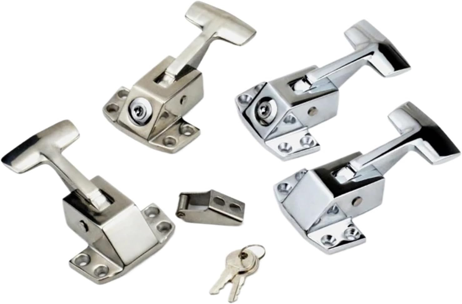 Spring Oven Handle Lock Core Freezer Test Box 304 Stainless Steel Zinc Alloy Oven Door Lock CT-68 1Pcs(Zinc Belt Lock)