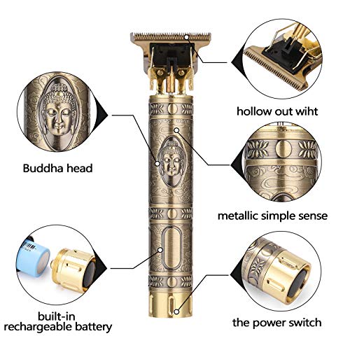 DECDEAL Máquina de Cortar Cabelo Profissional, Recarregável, Elétrico