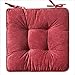 Produktbild QIHANGCHEPIN Innen-/im Freien Verdicken Kissen, Quadratische Sitz-Boden-Matten-Kissen-Sitz-Sitzplatz-Balkon-Kissen (Farbe : Weinrot)