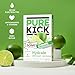 PURE KICK Hydration Singles to Go Drink Mix, Sonic Limeade, Includes 12 Boxes with 6 Packets in Each Box, 72 Total Packets