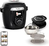 Moulinex Cookeo Wi-Fi with Extra Crisp, Multicooker, 14 Cooking Modes, Pressure Cooking, Air Fryer, Easy Step-by-Step Recipes, CE96X8F0 - 1