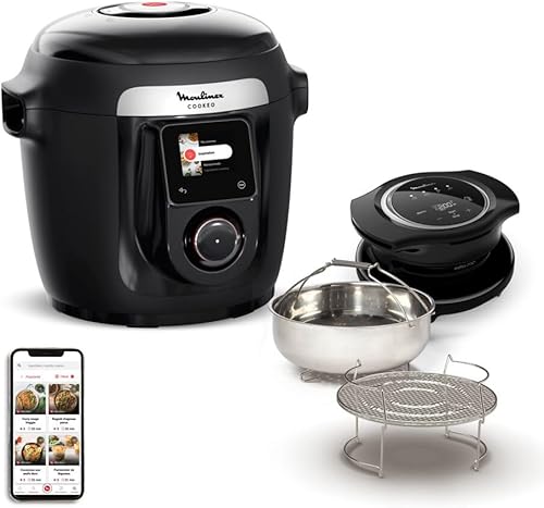 Moulinex Cookeo Wi-Fi with Extra Crisp, Multicooker, 14 C… - 1