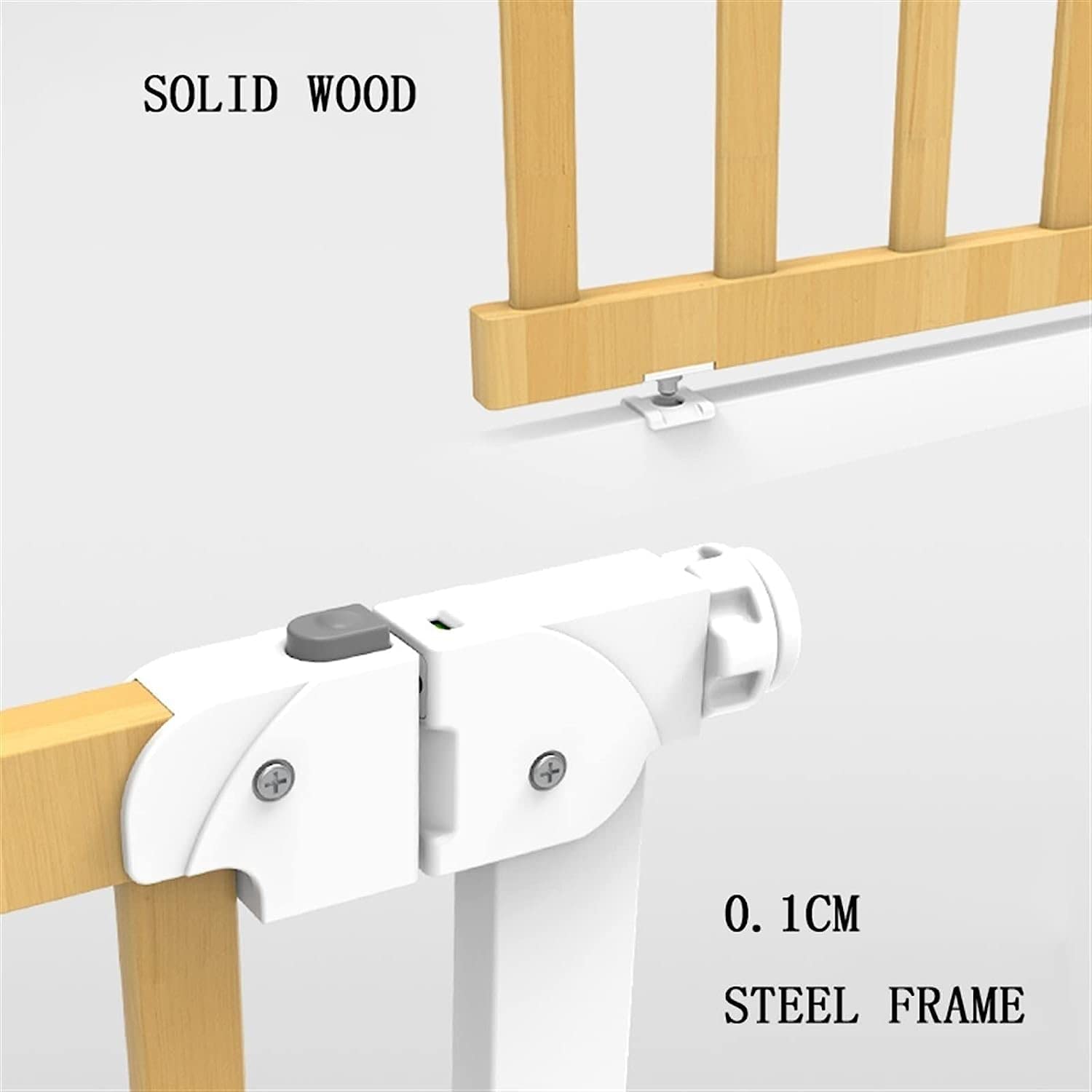 Amazon.co.jp: ペットの安全ゲート、犬のフェンスゲート、76-156cm