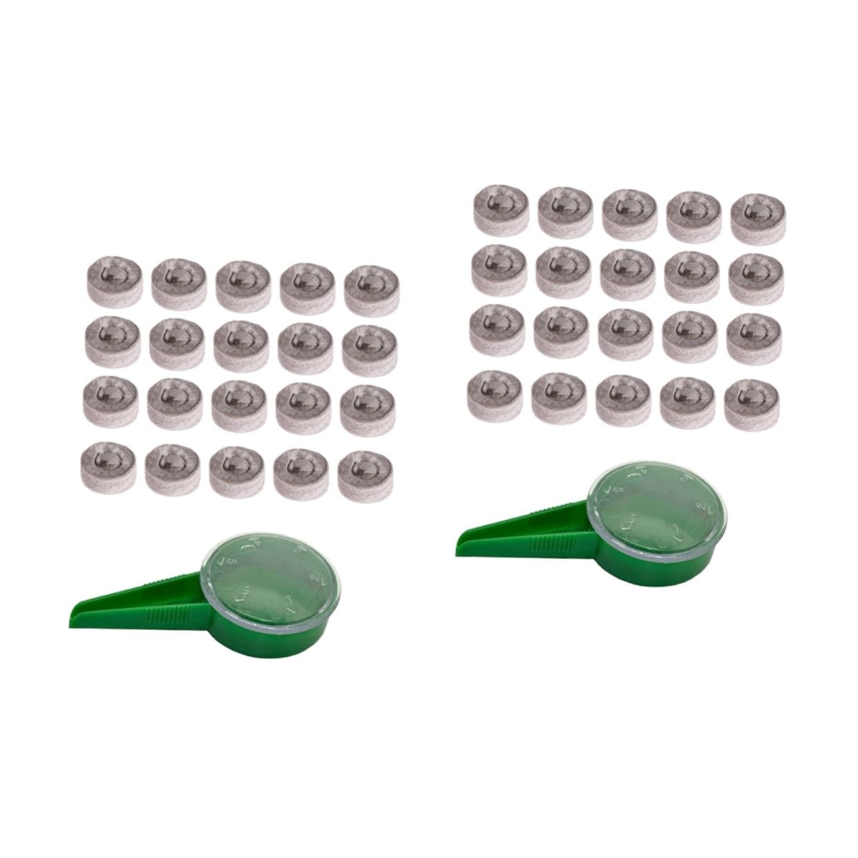 YARNOW 2 Sets Seedling Artifact Starter Pellets Organic Fertilizer Planter Organic Soil Peat Pellet Fiber Soil Plant Starters Nutrient Soil Plastic Nutrient Blocks Compression