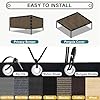 Shade&Beyond 90% Sun Shade Cloth with Grommets, 8' X 12' Pergola Shade Cover Canopy, Mesh Tarp Sun Screens for Patio, Outdoor, Garden, Backyard, Mocha #5