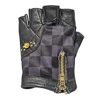 Amazon | Vin&Age 牛革グローブ(GLOVES TYPE VG15S-A) GRAY/BLACK