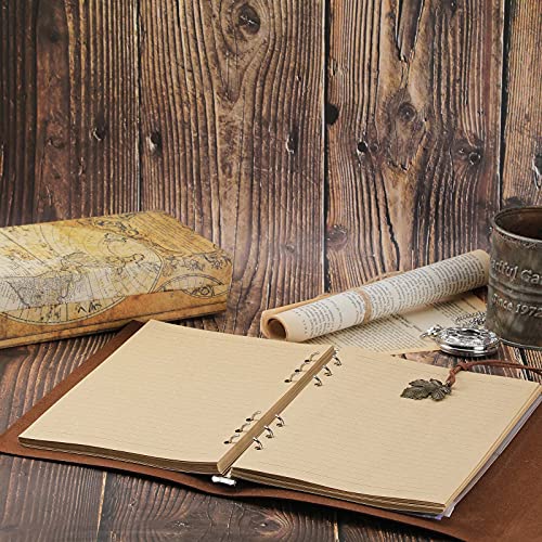 Billtigif Pu Leather Journal Notebook, Refillable Travel Writing Journals Diary, Gifts For Women, Men, Teen Girls And Boys, 100Gsm Lined Paper,160 Pages(Green, A6 5.1" X 7.2") #TOP2