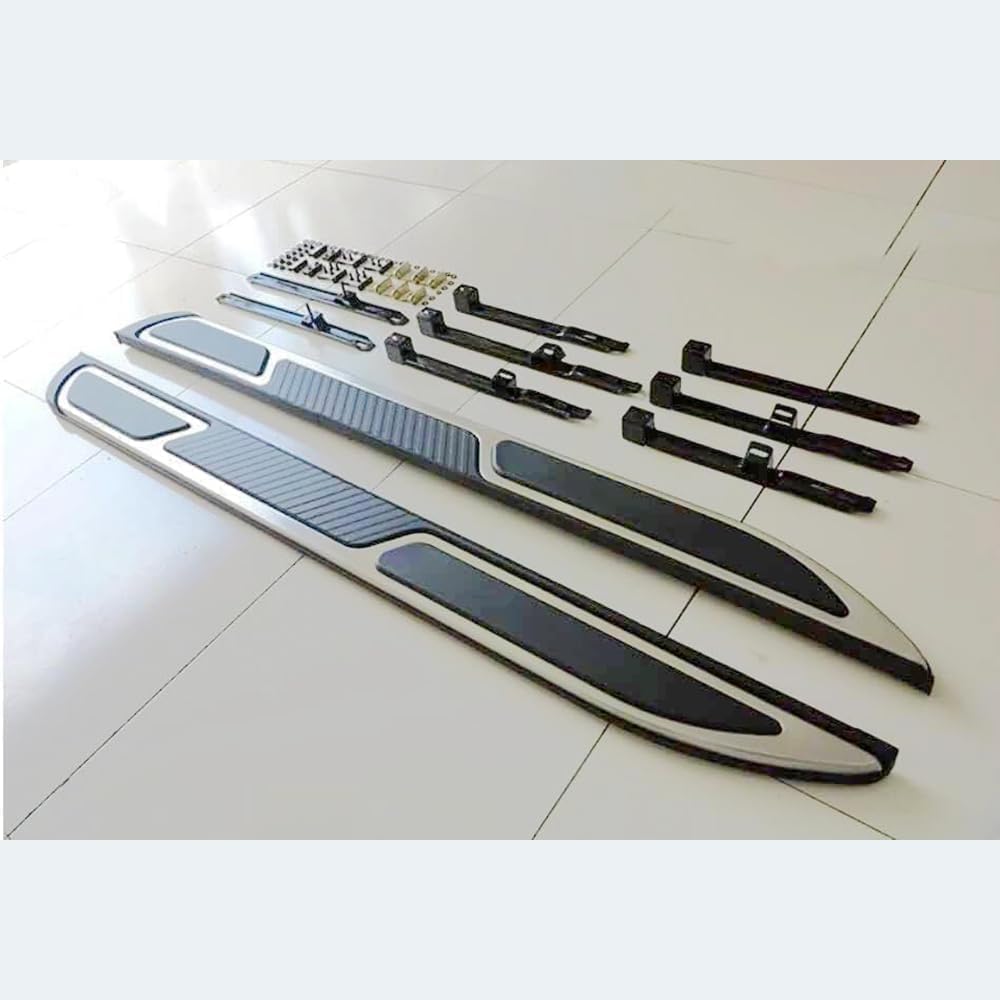 Estribos laterales anti choques para VW Touareg 2011-2016 barra paso lateral rigida