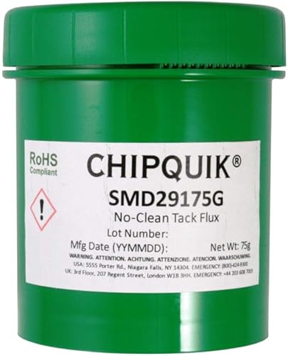 Miniatura 7 de Chip Quik SMD291 Tack Flux No-Clean (jeringa de 10cc/0.35 oz)