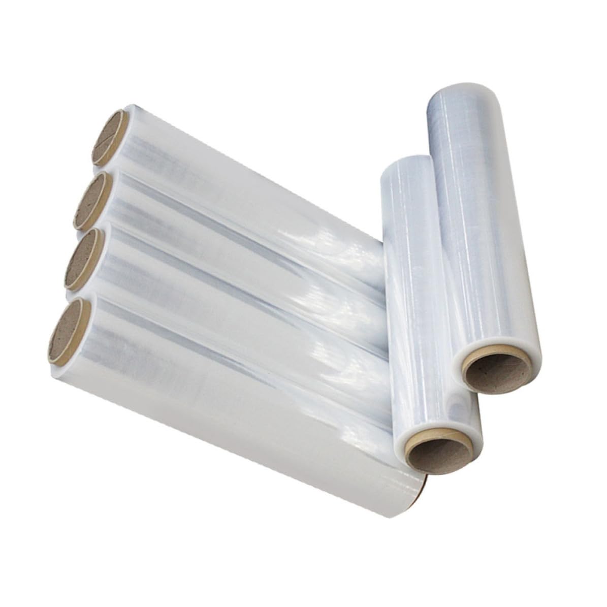 Transparente Stretchfolie 2mm Stärke 1 Rolle Lldpe Verpackungsmaterial Verschleißfest für Umzüge und Lagerhallen Stretchfolienverpackung