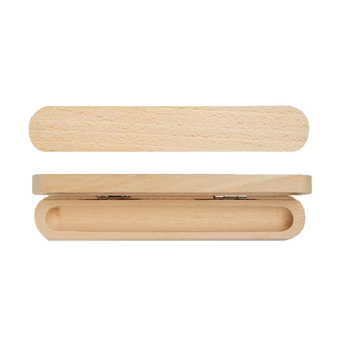 Penna a scatto in bamboo inchiostro nero con touch screen e scatola in legno personalizzati con incisione laser Top Tie