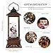 Christmas Snow Globe Lantern Crystal Glitter Lantern Features 8 Songs and 6-Hour Timer Function Ideal for Holiday Decorations and Gifts USB and Battery-Powered Snow Globe (Snowman Families)