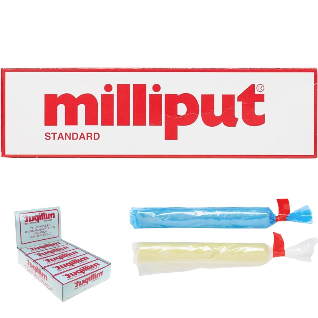 Citystores® Standard Yellow Grey Milliput DIY Model Sculpting Modelling Ceramics Porcelain Work Slate Repairs Car Body Filler 113g 0490