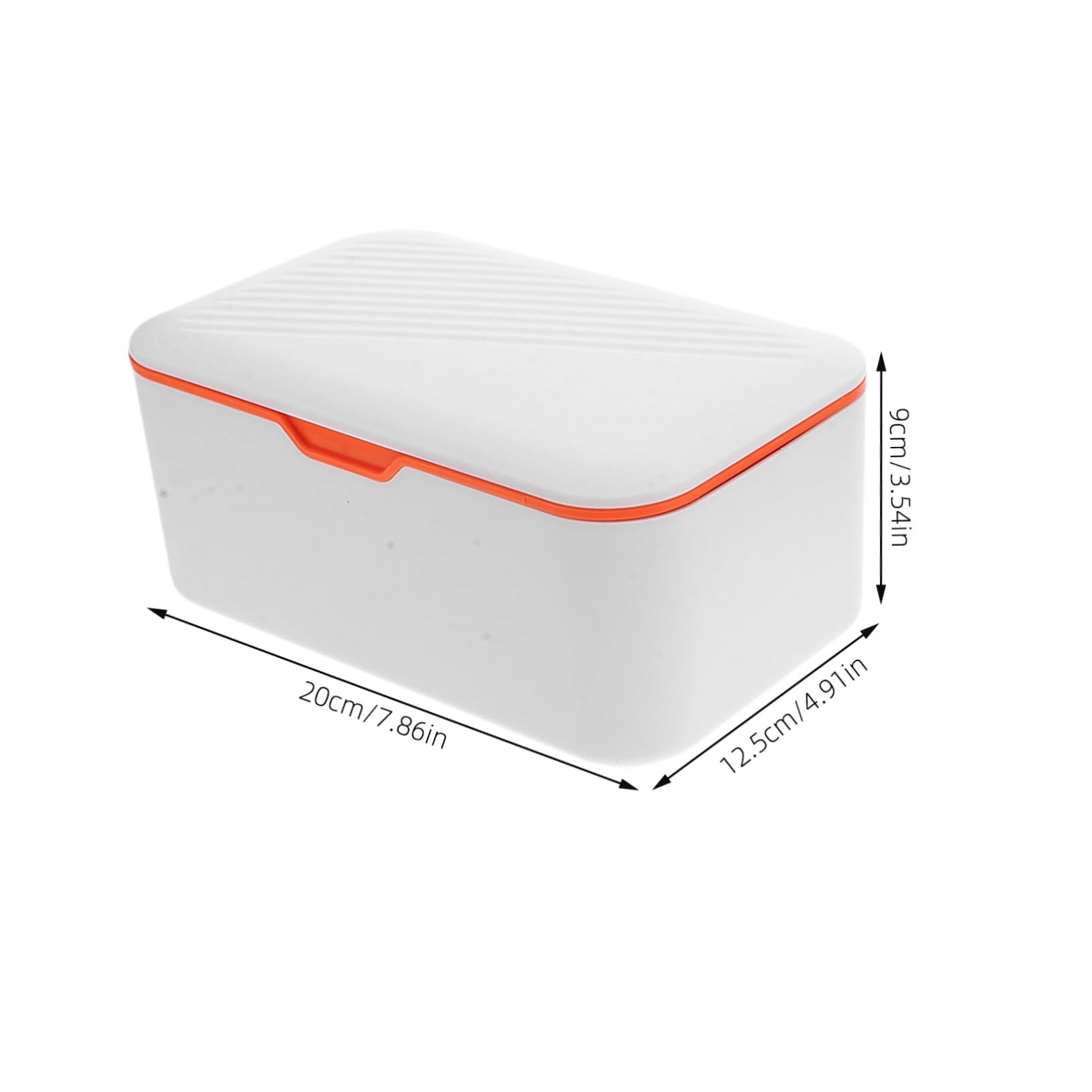 ERINGOGO 2-Pack Refillable Wet Tissue Box Sealed Dry Wipes Holder Living Room Kitchen Tissue Dispenser