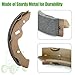 10L0L Golf Cart Brake Shoes,Brake Pads and Bendex Drum Brake Spring Kit for Yamaha 1993-Up G14, G16, G19-G22 and 1996-Up TXT/ST350/Workhorse/Medalist 1997 UP OEM 27943G01 27945G01 70794G01 70795G01