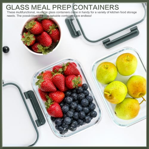 KOMUEE 30 oz Glass Containers