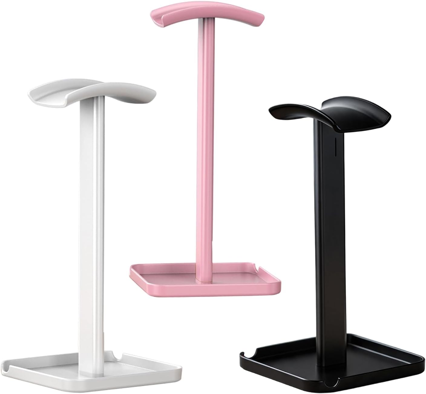 Headphone Stand for Desk, Sturdy Aluminum Headset Holder with Cable Organizer image 4