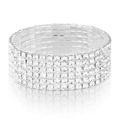 6 Row Silver Bracelet