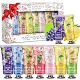 VISCOO 7 Pack Hand Cream Gifts Set for Women, Valentines Day Gifts for Her, Birthday Gifts for Women,Teacher Nurse Appreciation, Mini Moisturizing Hand Lotion Travel Size in Bulk for Dry Cracked Hands