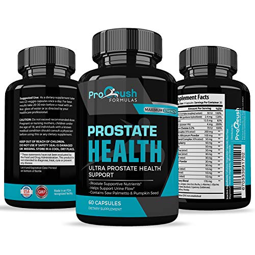 Prostate Support Health Supplement - Maximum Strength - Improves Bladder Discomfort and Urinary