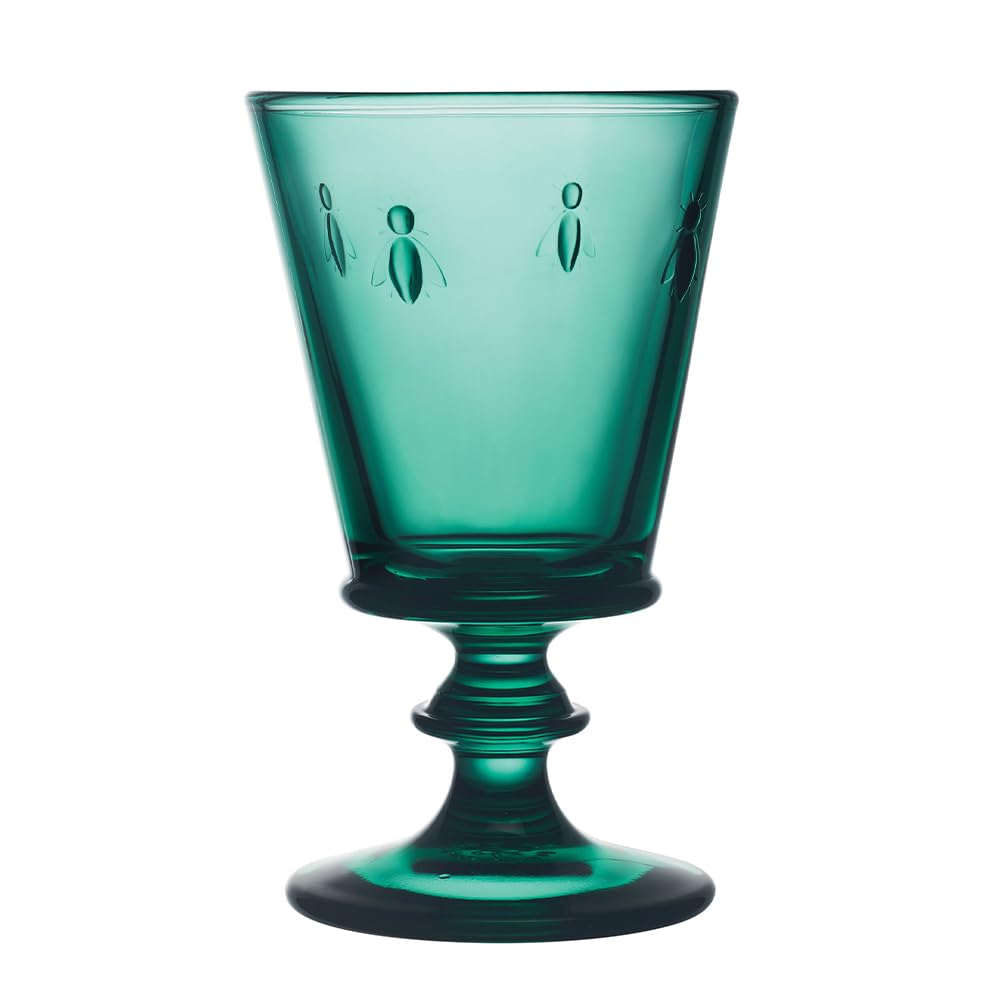 La Rochère-Coffret de 4 verres à vin en 4 couleurs-ABEILLE-Origine France Garantie