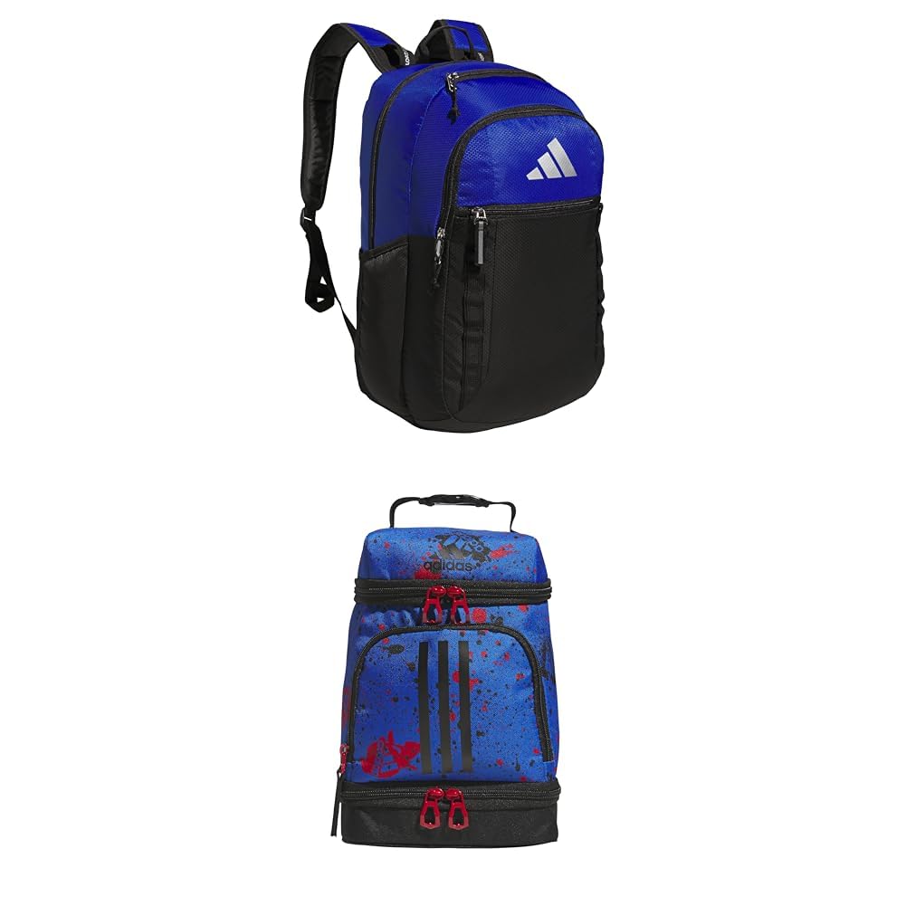adidas Unisex Excel Backpack + Insulated Lunch Bag