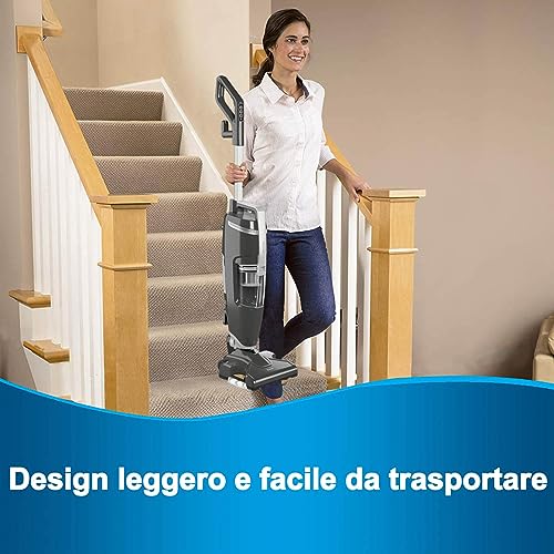 COSTWAY Aspirapolvere Verticale, Pulitore Mocio a