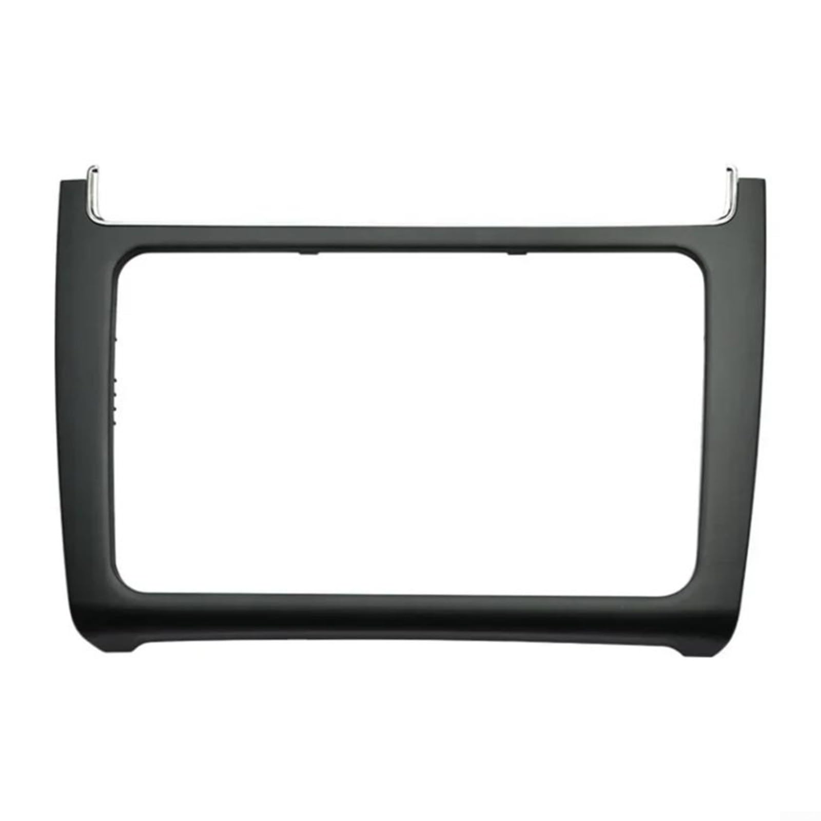 Armaturenbrett-Umrüst-Rahmen-Set für Polo 2014–2017, 2 DIN-Autoradio Einbauplatte, ABS-Material, matter Innenverkleidungsadapter
