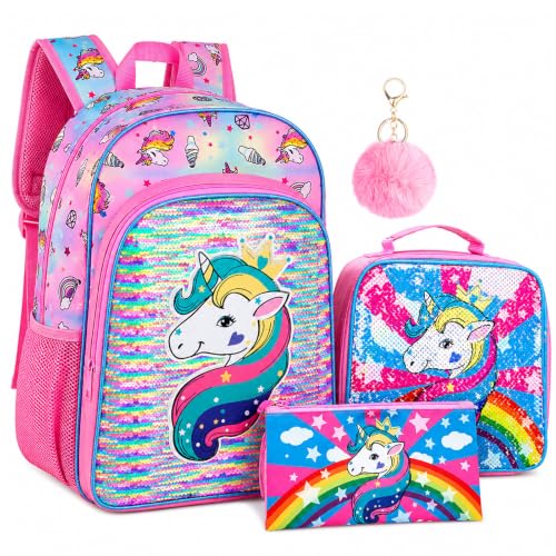 gxtvo Preschool Backpack, Little Kids Unicorn Dinosaur Backpacks for Boys and Girls One Size G02